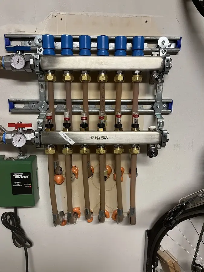 Plumber performing Leak Detection at a residential property in Southwick