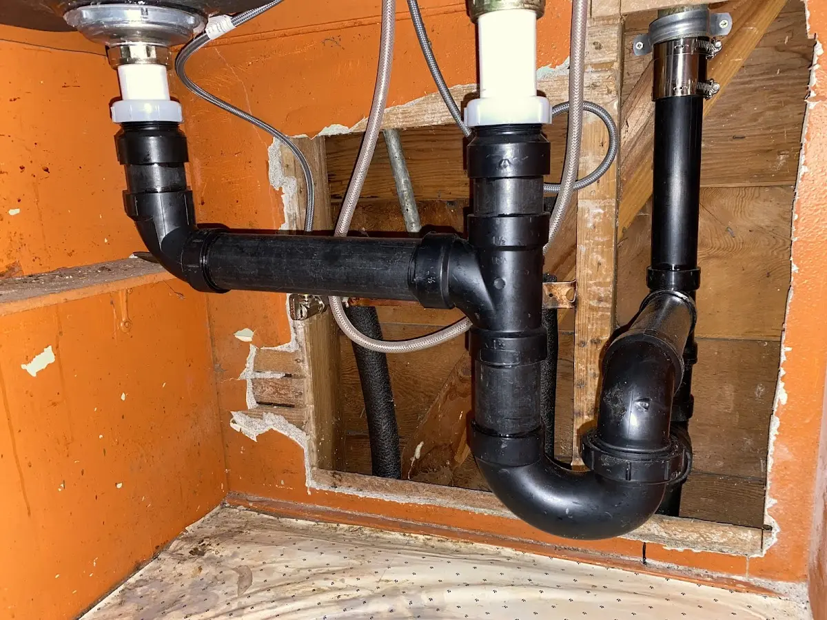 Professional Repiping Services equipment and tools on the job in Southwick